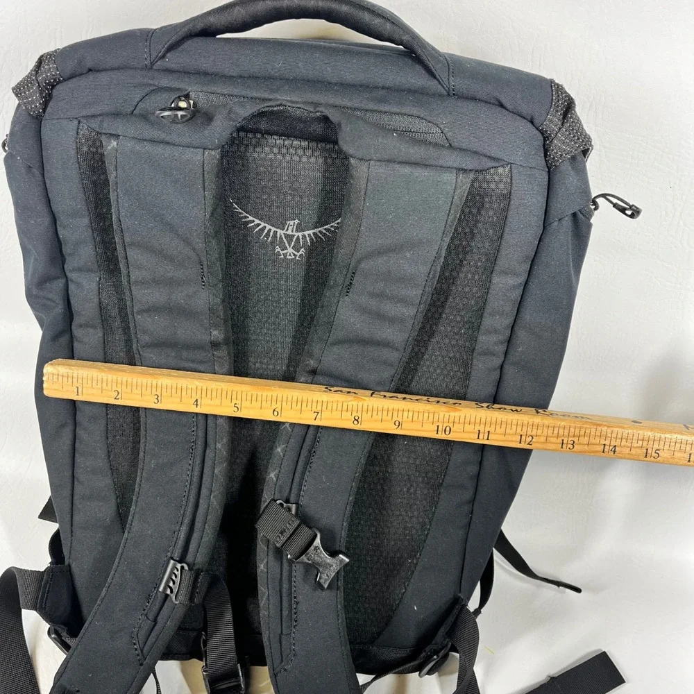 Osprey FlapJack Backpack Black Commuter Laptop Bag Daypack Urban Travel
